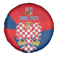 Personalized Coat of Arms of Moravia Spare Tire Cover Gold-crowned White Red Checkered Eagle LT17 - Wonder Print Shop