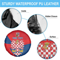 Personalized Coat of Arms of Moravia Spare Tire Cover Gold-crowned White Red Checkered Eagle LT17 - Wonder Print Shop