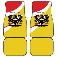 Personalized Coat of Arms of Silesia Car Mats Black Eagle with Silver Crescent