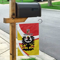 Personalized Coat of Arms of Silesia Garden Flag Black Eagle with Silver Crescent