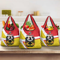 Personalized Coat of Arms of Silesia Grocery Bag Black Eagle with Silver Crescent