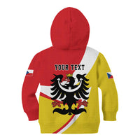 Personalized Coat of Arms of Silesia Kid Hoodie Black Eagle with Silver Crescent
