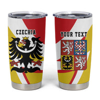 Personalized Coat of arms of Silesia Tumbler Cup Black Eagle with Silver Crescent LT17 - Wonder Print Shop