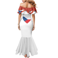 Czech Republic Independence day Family Matching Mermaid Dress and Hawaiian Shirt Den Vzniku Samostatneho Ceskoslovenskeho Statu
