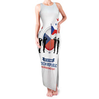 Czech Republic Independence day Family Matching Tank Maxi Dress and Hawaiian Shirt Den Vzniku Samostatneho Ceskoslovenskeho Statu