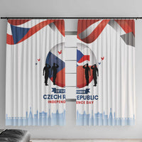 Czech Republic Independence day Window Curtain Den Vzniku Samostatneho Ceskoslovenskeho Statu LT17 - Wonder Print Shop