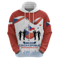 Czech Republic Independence day Zip Hoodie Den Vzniku Samostatneho Ceskoslovenskeho Statu LT17 - Wonder Print Shop