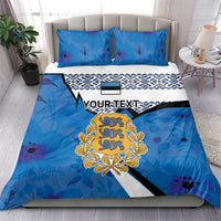 Estonia Coat of arms Personalized Bedding Set Eesti riigivapp