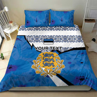 Estonia Coat of arms Personalized Bedding Set Eesti riigivapp