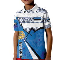 Estonia Coat of arms Personalized Kid Polo Shirt Eesti riigivapp