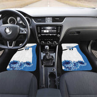 Estonia Grey Wolf and Cornflower Car Mats Estonia Flag