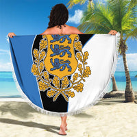Estonia Independence day Beach Blanket Eesti Vabariigi Aastapaev