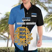 Estonia Independence day Hawaiian Shirt Eesti Vabariigi Aastapaev