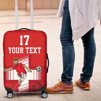 Custom Switzerland Football Luggage Cover Hopp Schwiiz!