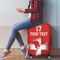 Custom Switzerland Football Luggage Cover Hopp Schwiiz!