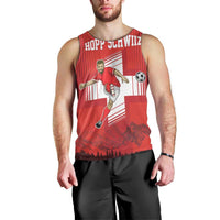 Custom Switzerland Football Men Tank Top Hopp Schwiiz!