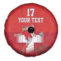 Custom Switzerland Football Spare Tire Cover Hopp Schwiiz!