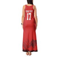 Custom Switzerland Football Tank Maxi Dress Hopp Schwiiz!