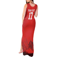 Custom Switzerland Football Tank Maxi Dress Hopp Schwiiz!