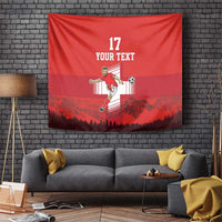 Custom Switzerland Football Tapestry Hopp Schwiiz!