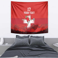 Custom Switzerland Football Tapestry Hopp Schwiiz!