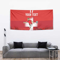 Custom Switzerland Football Tapestry Hopp Schwiiz!