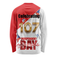 Den Vzniku Samostatneho Ceskoslovenskeho Statu Long Sleeve Shirt Czech Republic Independence day LT17