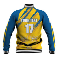 Custom Sweden Football Baseball Jacket Sporty Style
