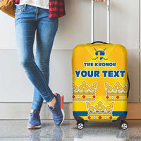 Personalized Sweden Ice Hockey Luggage Cover Sporty Style