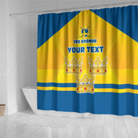 Personalized Sweden Ice Hockey Shower Curtain Sporty Style