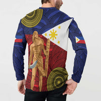 Philippines National Flag Day 28 May Button Sweatshirt Lapu-Lapu King