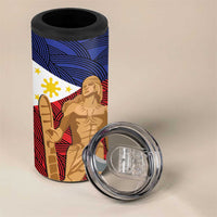 Philippines National Flag Day 28 May 4 in 1 Can Cooler Tumbler Lapu-Lapu King