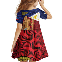 Philippines National Flag Day 28 May Family Matching Off The Shoulder Long Sleeve Dress and Hawaiian Shirt Lapu-Lapu King