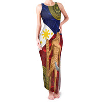 Philippines National Flag Day 28 May Family Matching Tank Maxi Dress and Hawaiian Shirt Lapu-Lapu King