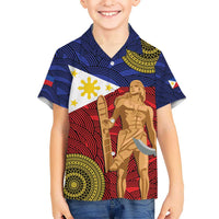 Philippines National Flag Day 28 May Kid Hawaiian Shirt Lapu-Lapu King