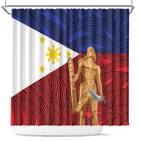 Philippines National Flag Day 28 May Shower Curtain Lapu-Lapu King