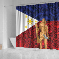 Philippines National Flag Day 28 May Shower Curtain Lapu-Lapu King