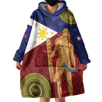 Philippines National Flag Day 28 May Wearable Blanket Hoodie Lapu-Lapu King