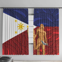 Philippines National Flag Day 28 May Window Curtain Lapu-Lapu King