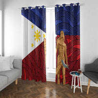 Philippines National Flag Day 28 May Window Curtain Lapu-Lapu King
