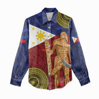Philippines National Flag Day 28 May Women Casual Shirt Lapu-Lapu King