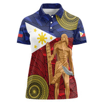 Philippines National Flag Day 28 May Women Polo Shirt Lapu-Lapu King