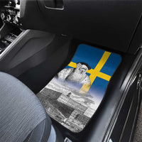 Sweden Sveriges Nationaldag Car Mats King Gustav Vasa with Stockholm Slott