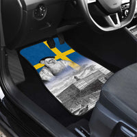 Sweden Sveriges Nationaldag Car Mats King Gustav Vasa with Stockholm Slott