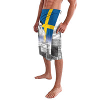 Sweden Sveriges Nationaldag Lavalava King Gustav Vasa with Stockholm Slott