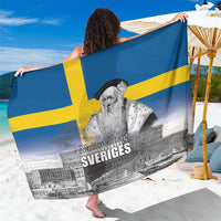 Sweden Sveriges Nationaldag Sarong King Gustav Vasa with Stockholm Slott
