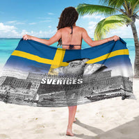 Sweden Sveriges Nationaldag Sarong King Gustav Vasa with Stockholm Slott