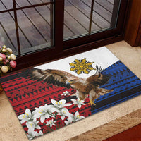 Philippine Eagle Week Rubber Doormat Philipino Patern