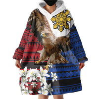 Philippine Eagle Week Wearable Blanket Hoodie Philipino Patern
