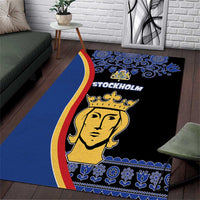 Kingdom of Sweden Stockholm County Area Rug Sweden Coat of arms of Stockholm